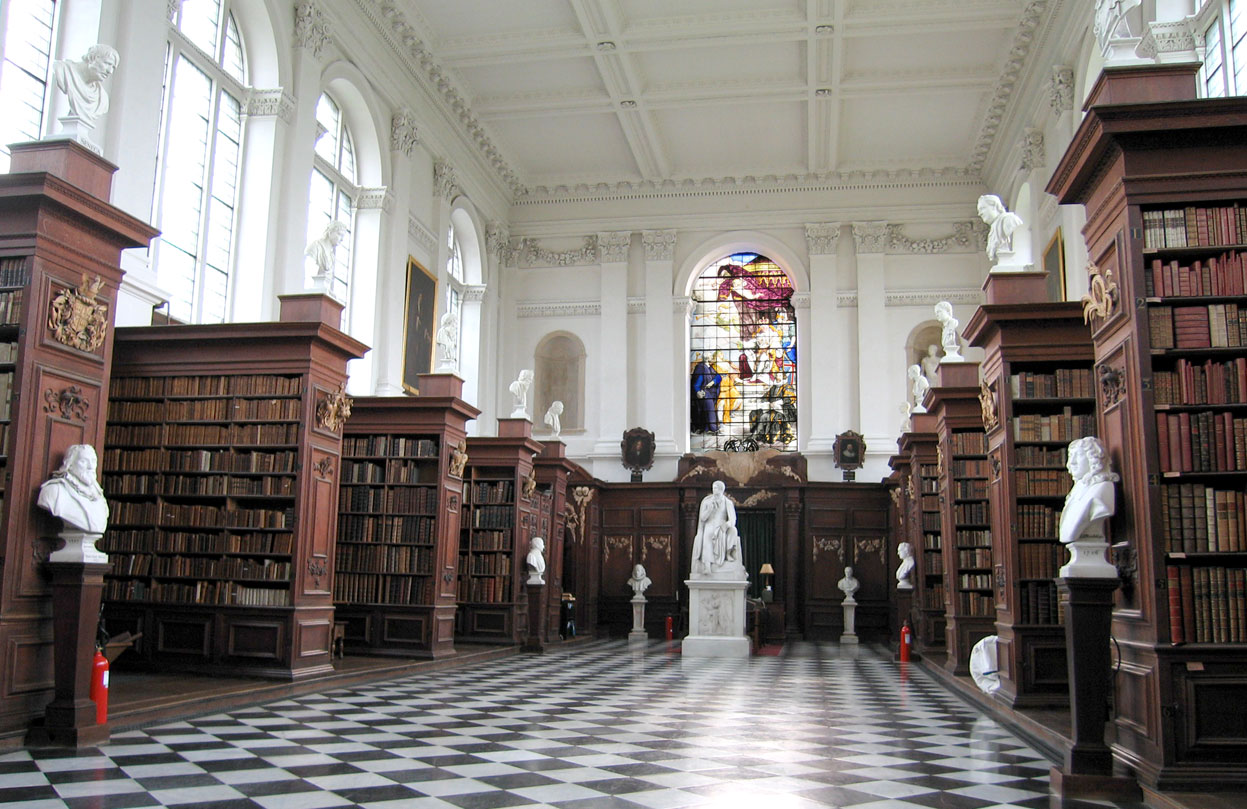 Wren Library, Trinity College, Cambridge University, Cambridge, UK